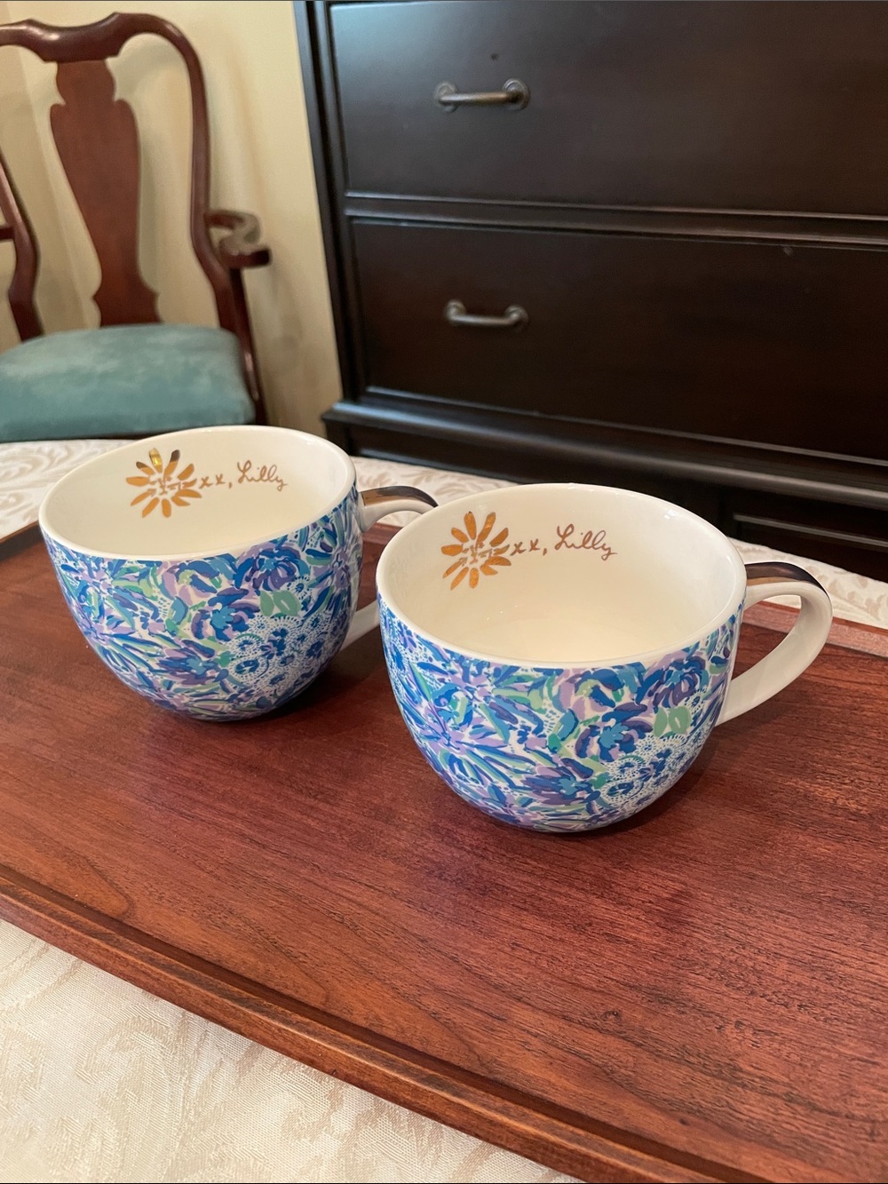 Lilly Pulitzer Cappuccino Cups